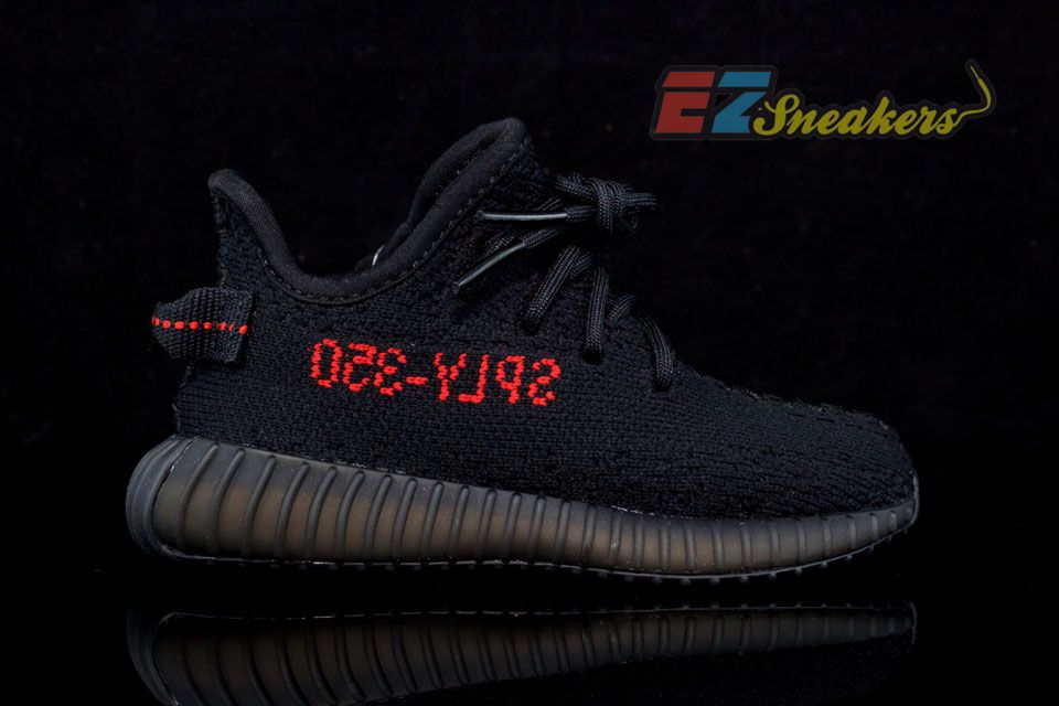 Adidas Yeezy Boost 350 V2 Infrared BY9612 Black and Red From